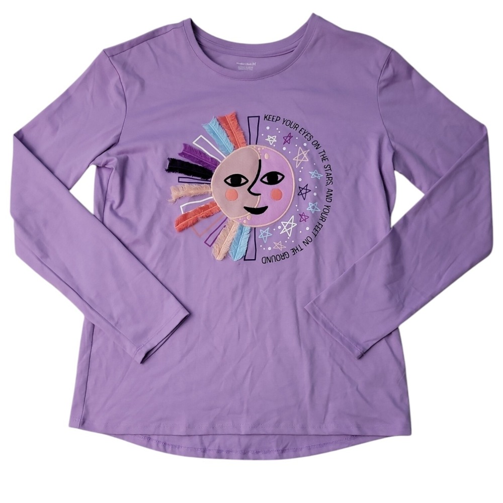 NWT‎ Girls MEMBERS MARK Eyes on the stars feet on the ground tee 3T